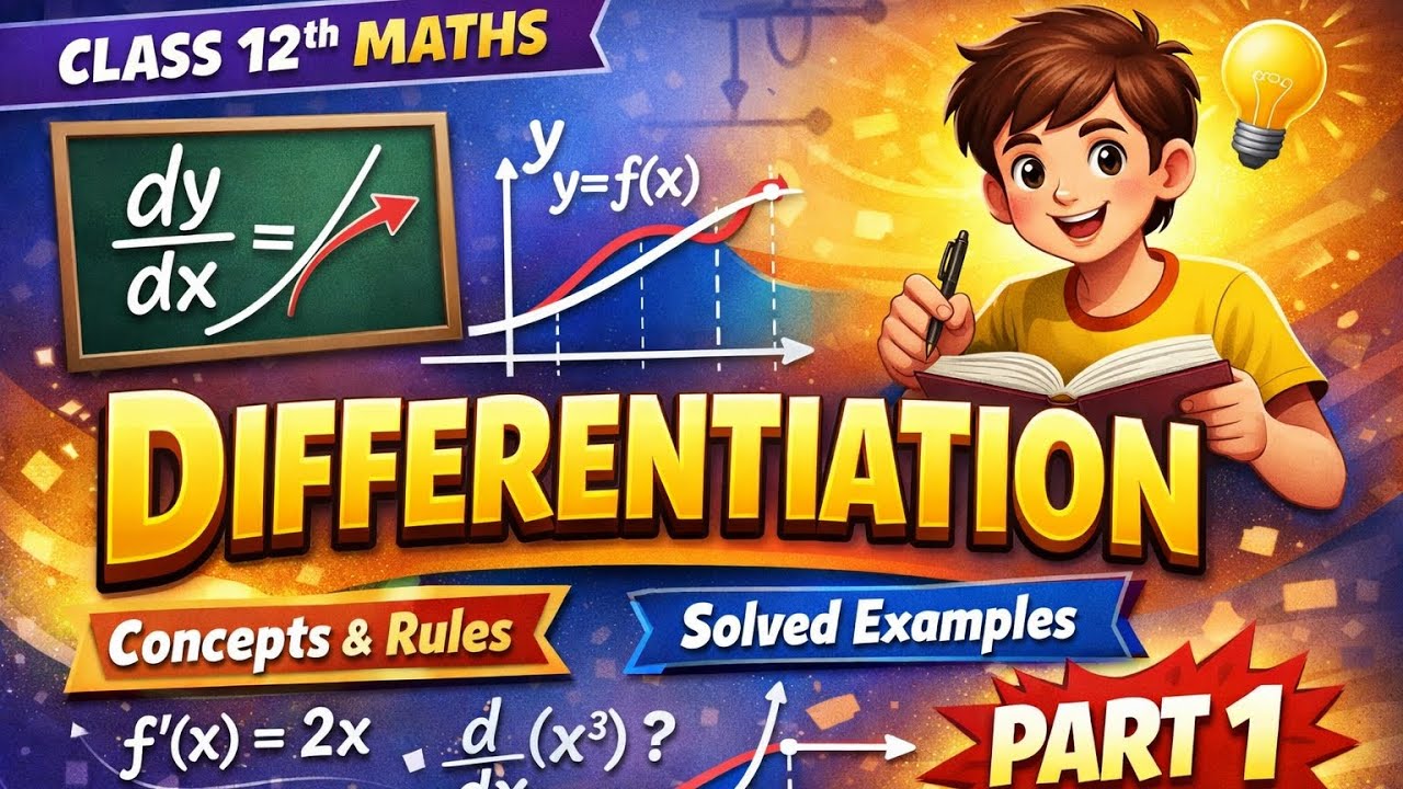 Class 12 Maths | Differentiation Chapter 5 | Part 1 | Concepts & Basic Rules Explained in Hindi