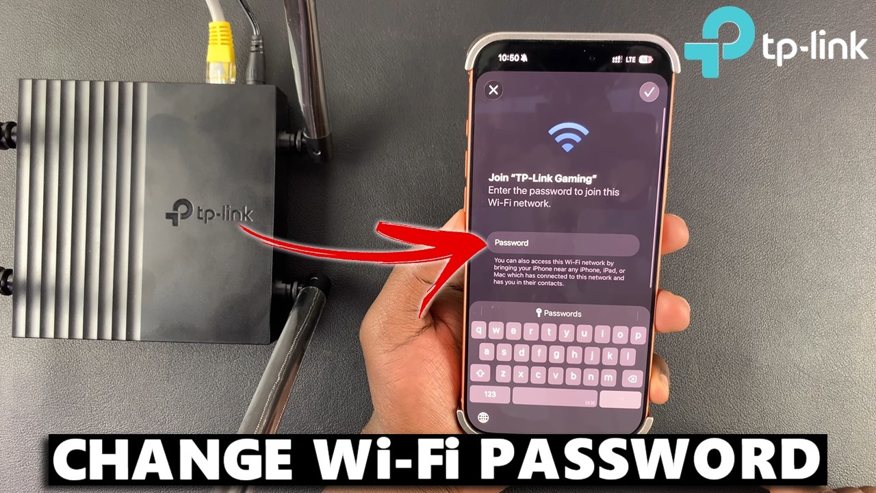Как изменить пароль от Wi-Fi на роутере TP-Link