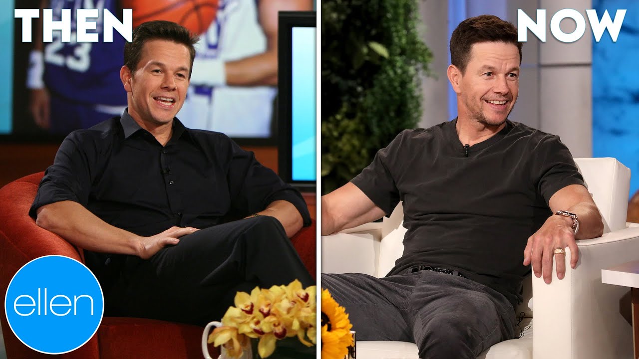 Then and Now: Mark Wahlberg's First and Last Appearances on 'The Ellen Show'