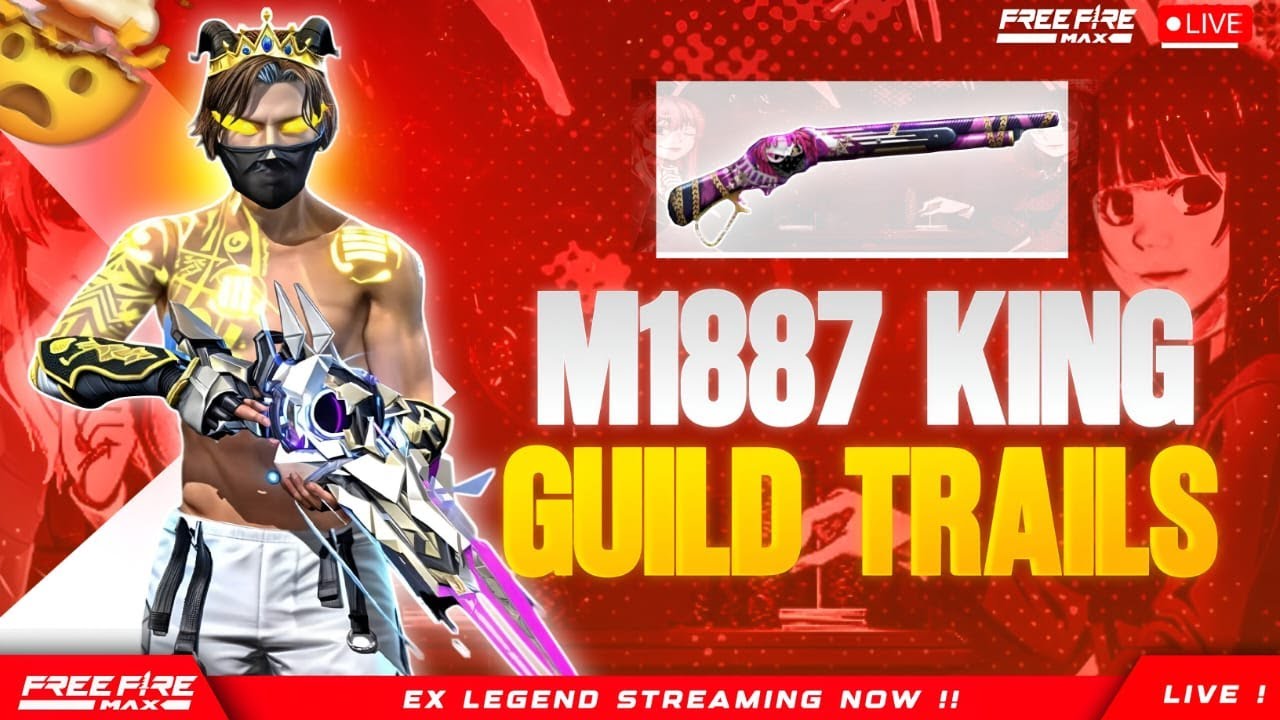 FREE FIRE LIVE IN TELUGU  REACTIONS ON YOUR GAMPLAY WHO IS M1887 KING 💫  TEAM CODE GIVEAWAY#freefire