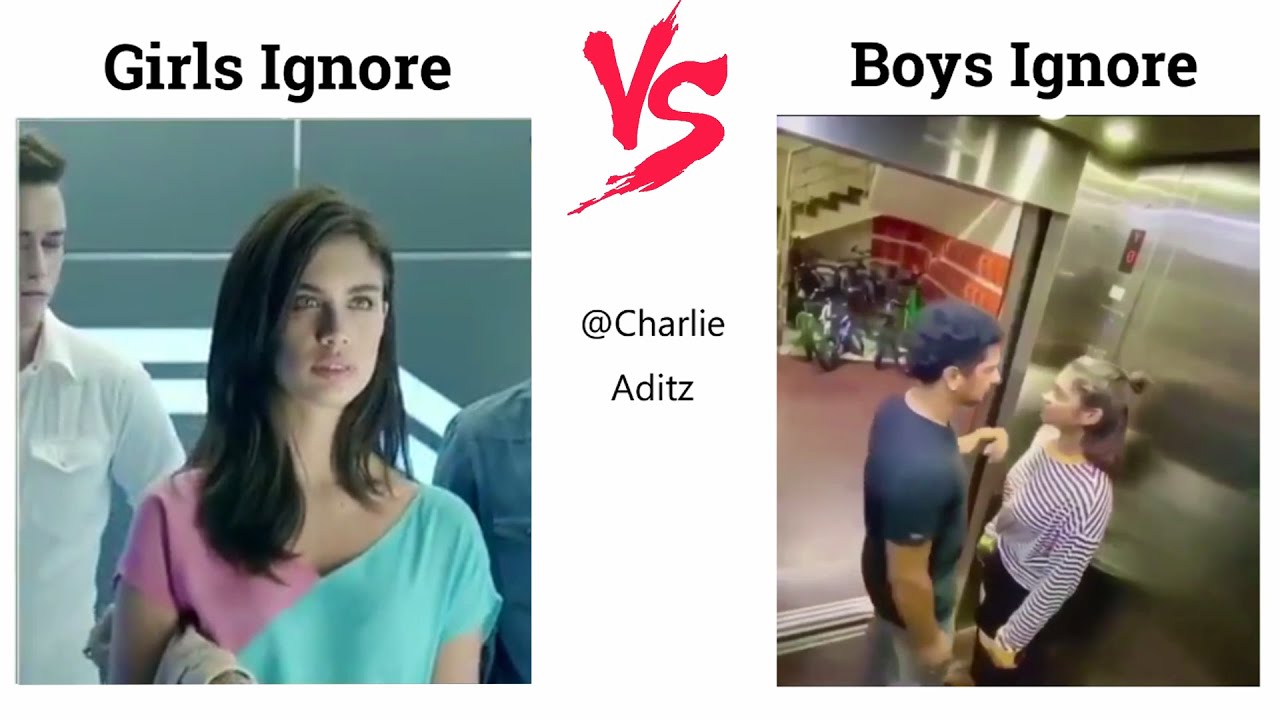 Girls Ignore Vs Boys Ignore #viralmemes #meme