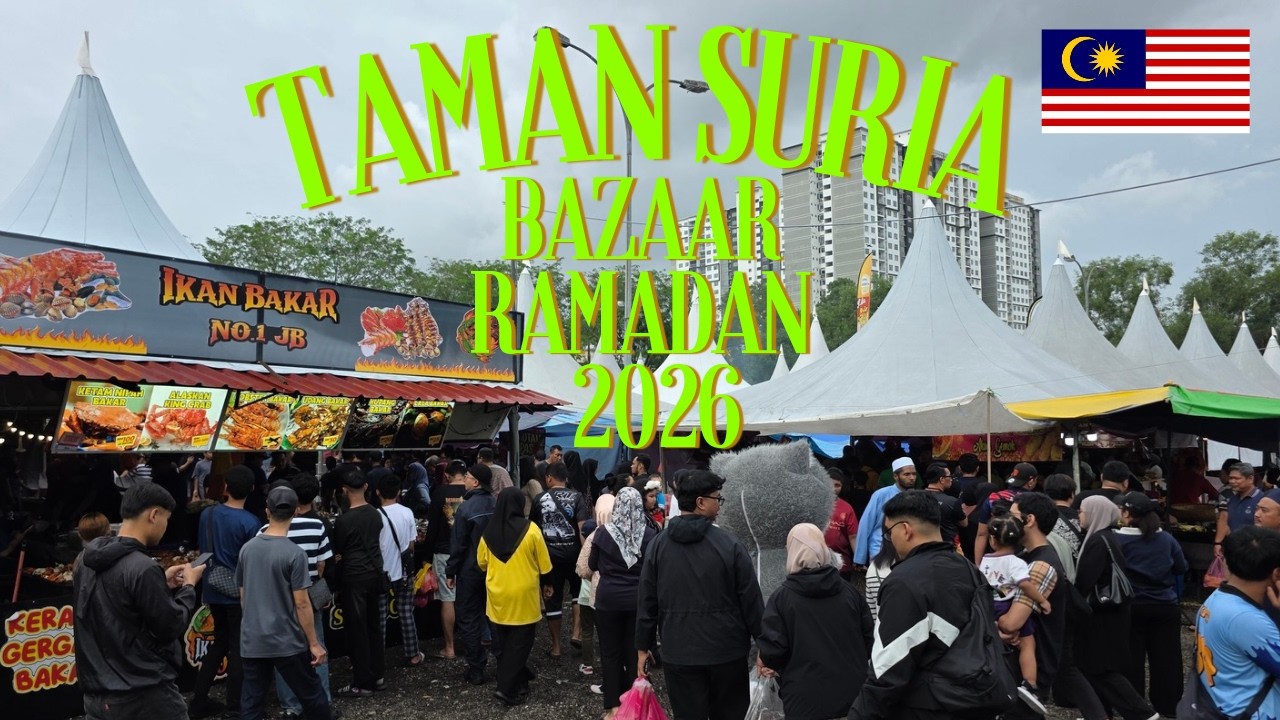Baazar Ramadan Taman Suria 2026 🇲🇾 | Seafood Heaven for Iftar in Johor Bahru! #RamadanBazaarMalaysia