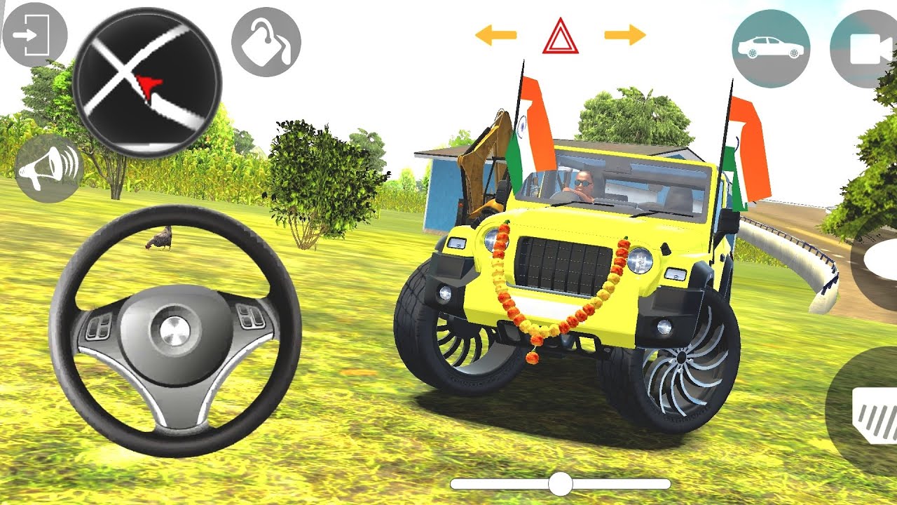 Modified Mahindra Thar 😱 Indian Game's Gadi wala Games Android Simulator Game 