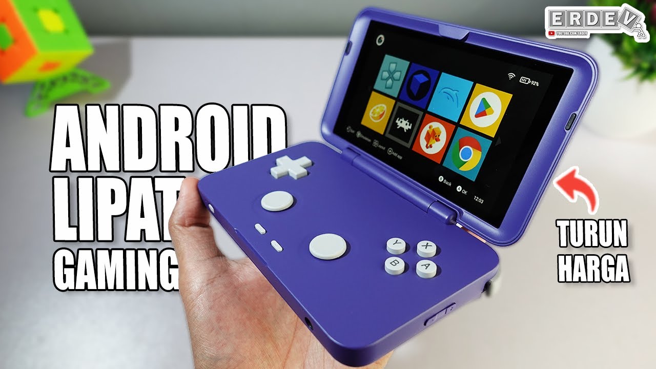 KONSOL GAME ANDROID LIPAT SPEKNYA LUMAYAN BUAT EMULATOR! - Unboxing & Review Retroid Pocket Flip