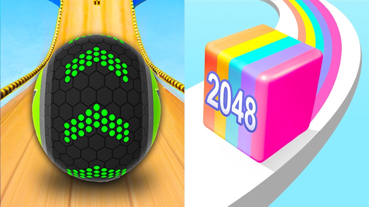 Going Balls VS Jelly Run 2048 - SpeedRun Gameplay Android iOS Ep 1