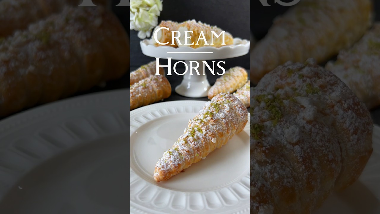 Cream Horns Recipe 👩🏻&zwj;🍳