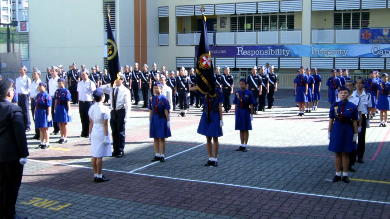 CHR BB/GB Enrolment Ceremony 2012 GOH March-in