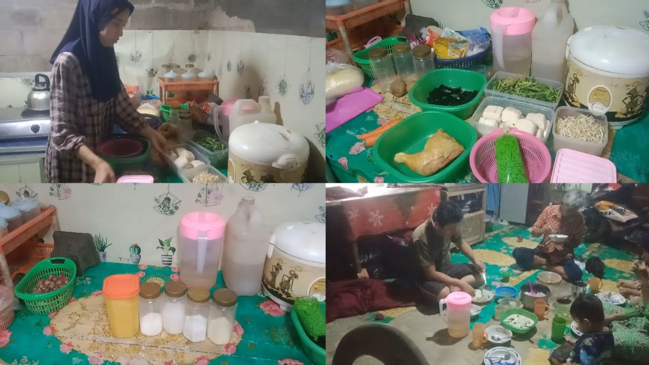 Belanja harian repil stok bumbu dapur dan makan berbuka puasa bersama