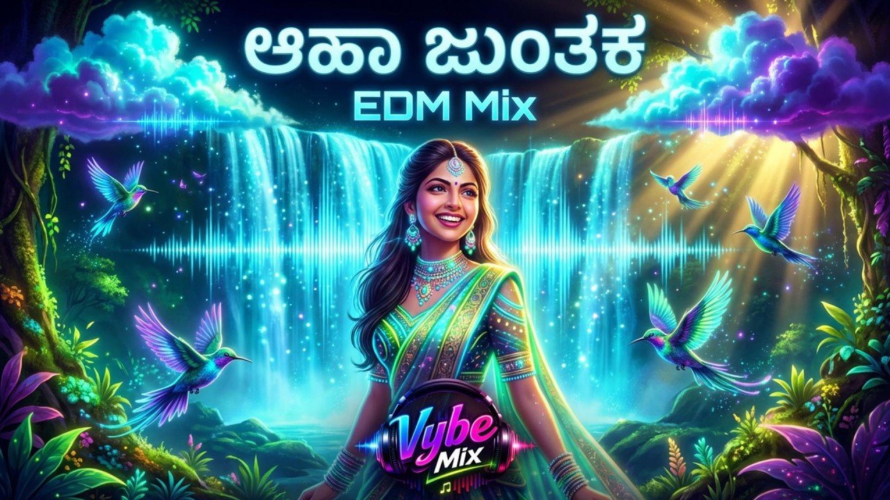 Aaha Jhumtaka (EDM Mix) - Chandra Chakori | K S Chithra Hits | Kannada Dance Remix | Vybe Mix