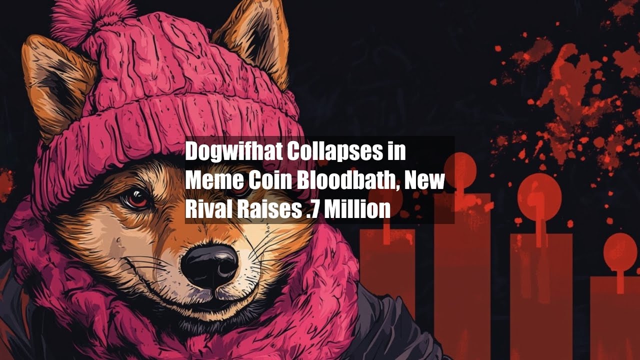 Dogwifhat Collapses in Meme Coin Bloodbath, New Rival Raises $6.7
