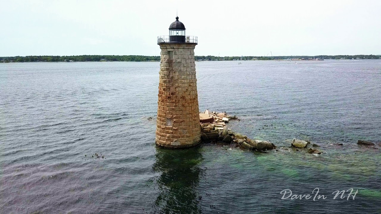 Mavic Pro - Whaleback Lighthouse, Kittery Point, Maine