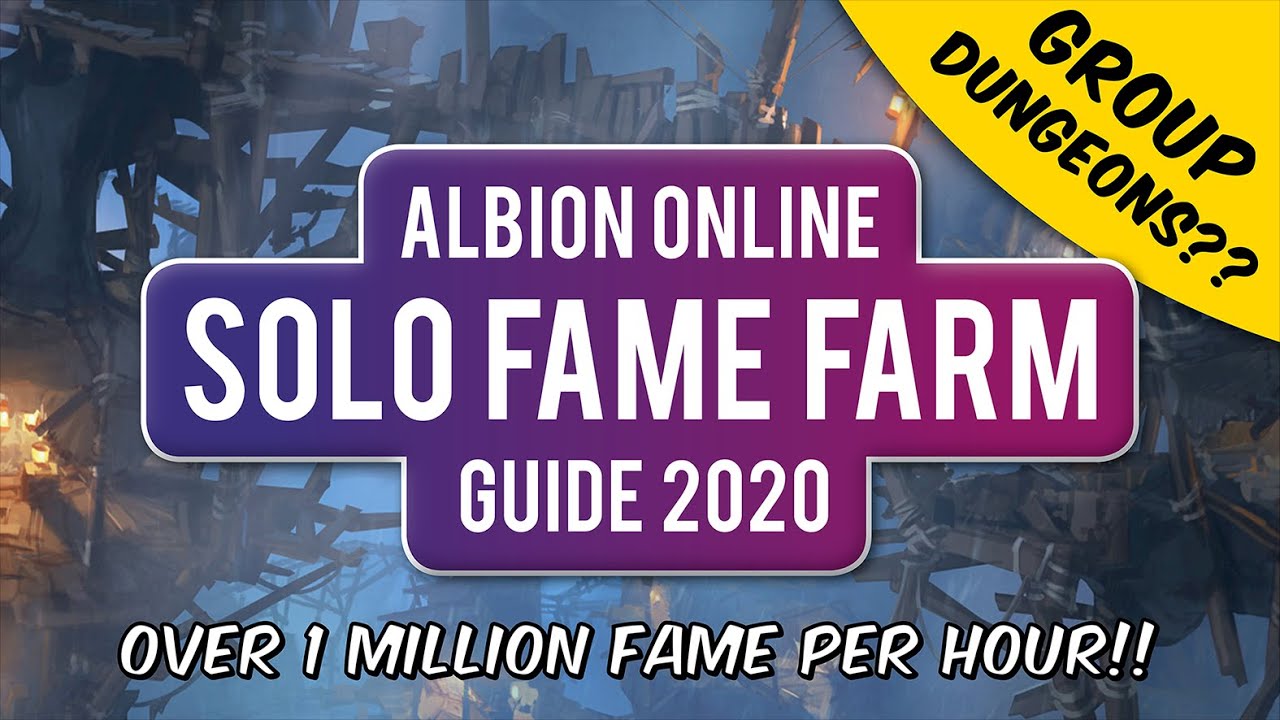 Solo Fame Farm Guide 2020 | Group Dungeons | OVER 1M FAME PER HOUR | Albion Online