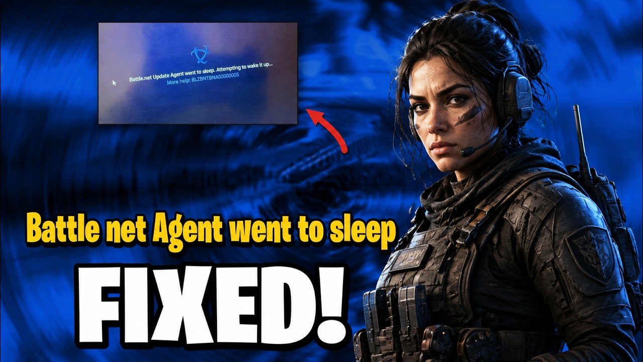HOW TO FIX Battle net Agent went to sleep Warzone 2026 ✅