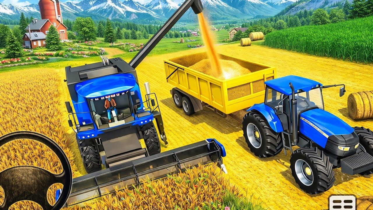 🌾 Ultimate Wheat Harvesting Simulator | Real Tractor Farming Experience 3D Andriod Game play