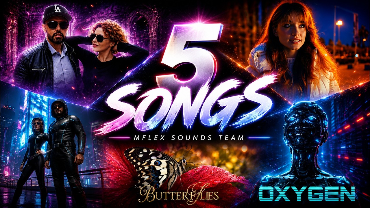 Mflex Sounds Team -  5 Original Songs Enhanced Audio Quality. Please read the 1st comment :)