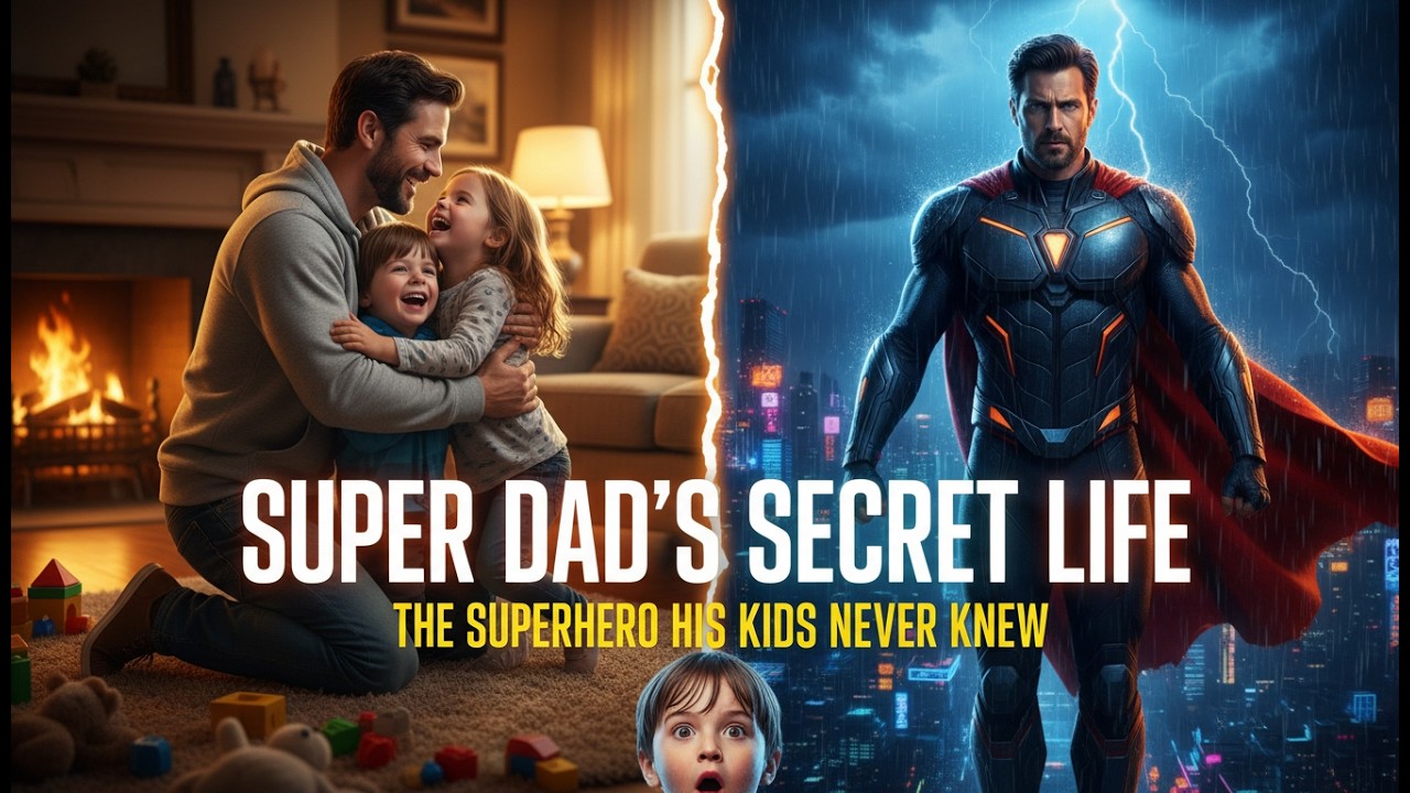 The Secret Life of a Superhero Father| Improve Your English | Listening and Speaking  every day