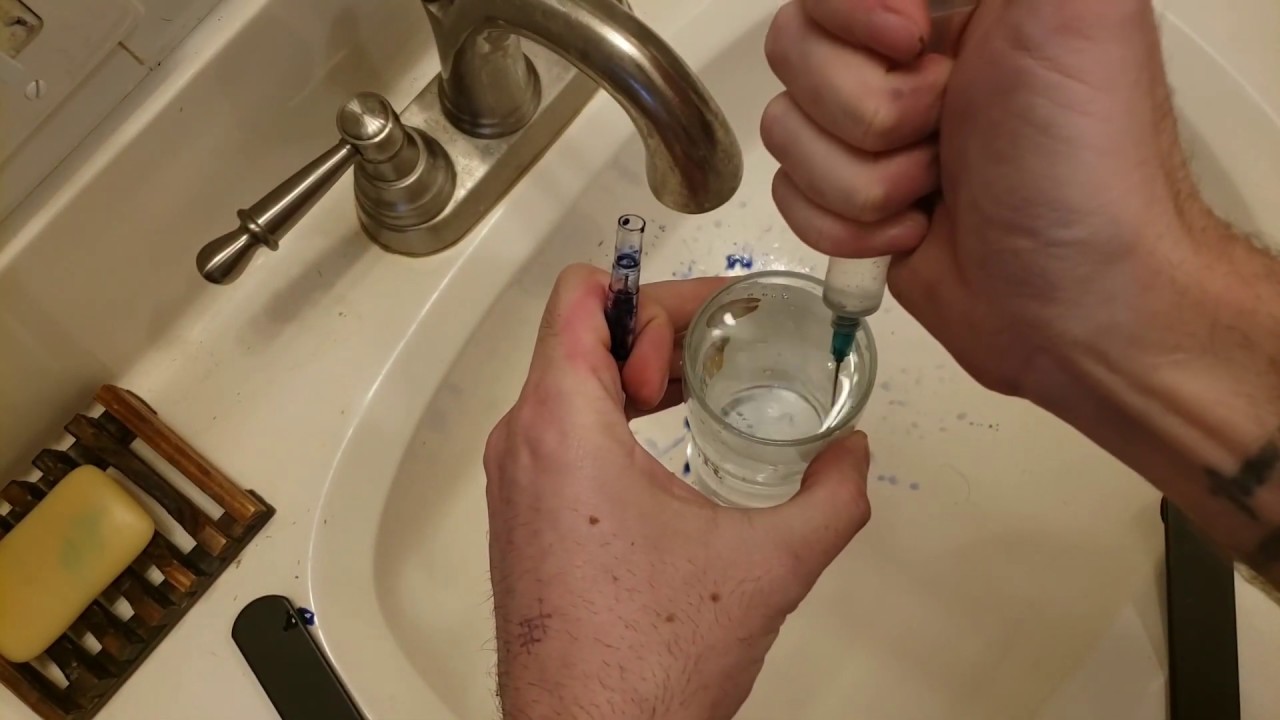 How to clean a Pilot Con-70 converter