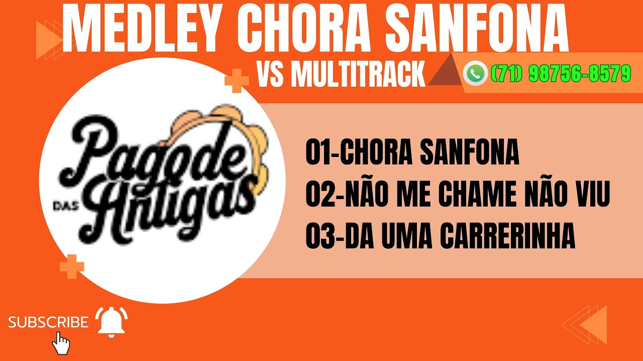 MEDLEY CHORA SANFONA - NÃO ME CHAME NÃO VIU -DA UMA CARRERINHA