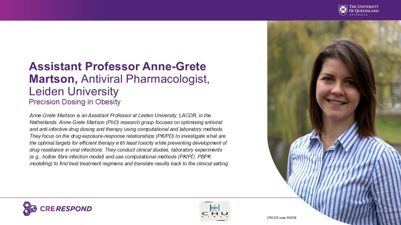 05 Assistant Professor Anne Grete Martson Precision Dosing in Obesity followed by Q&A