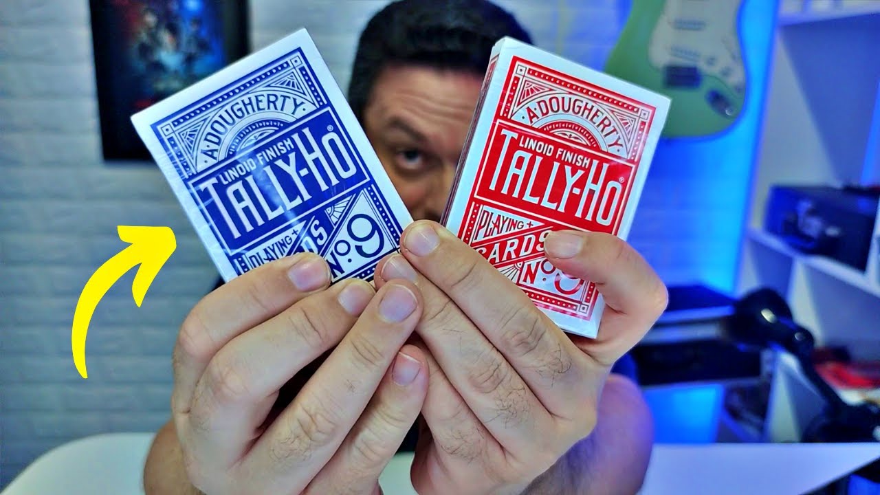 Unboxing Baralho Tally Ho | Será que é melhor que o Bicycle? É um bom Baralho para Mágica?