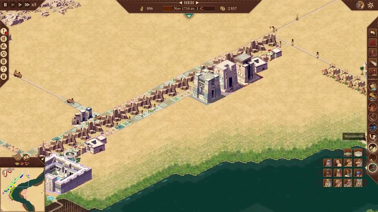 Pharaoh: A New Era 12 Dans le jeux les salaire qu'on reçoit et bug on kiff pas du tout