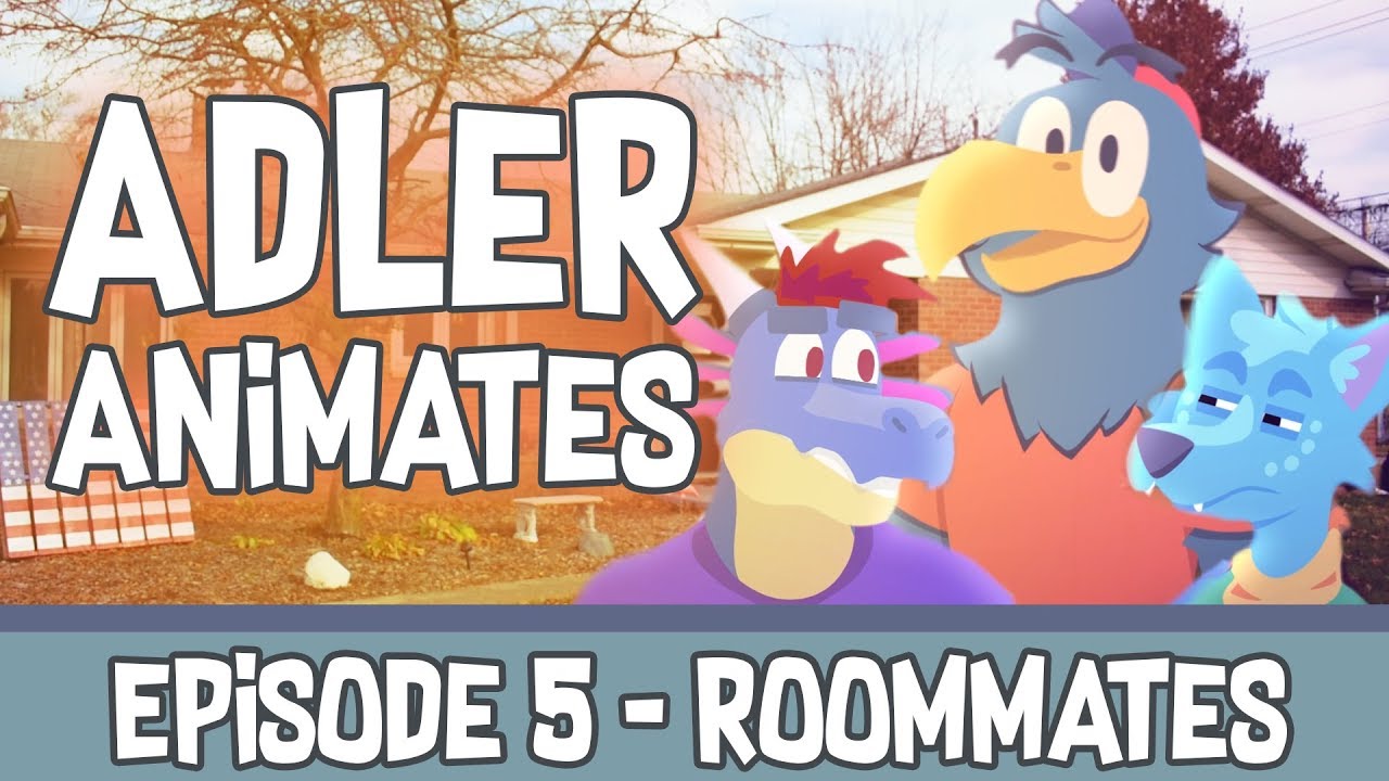 Adler Animates - S1 - EP. 5 - Roommates (при участии TheOdd1sOut)
