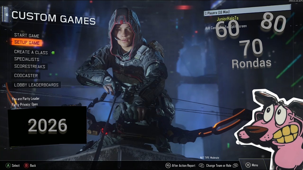 MOON - RONDA 60 MODO ZOMBIS CALL OF DUTY BLACK OPS 3 (si pierdo cambio de juego) warzone halo infini
