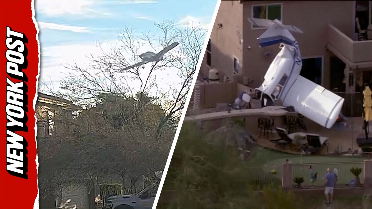 Small Plane Crashes Into Phoenix Backyard