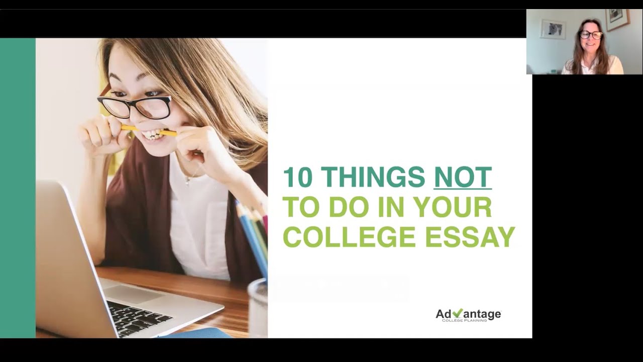 10 Things NOT To Do In Your College Essay