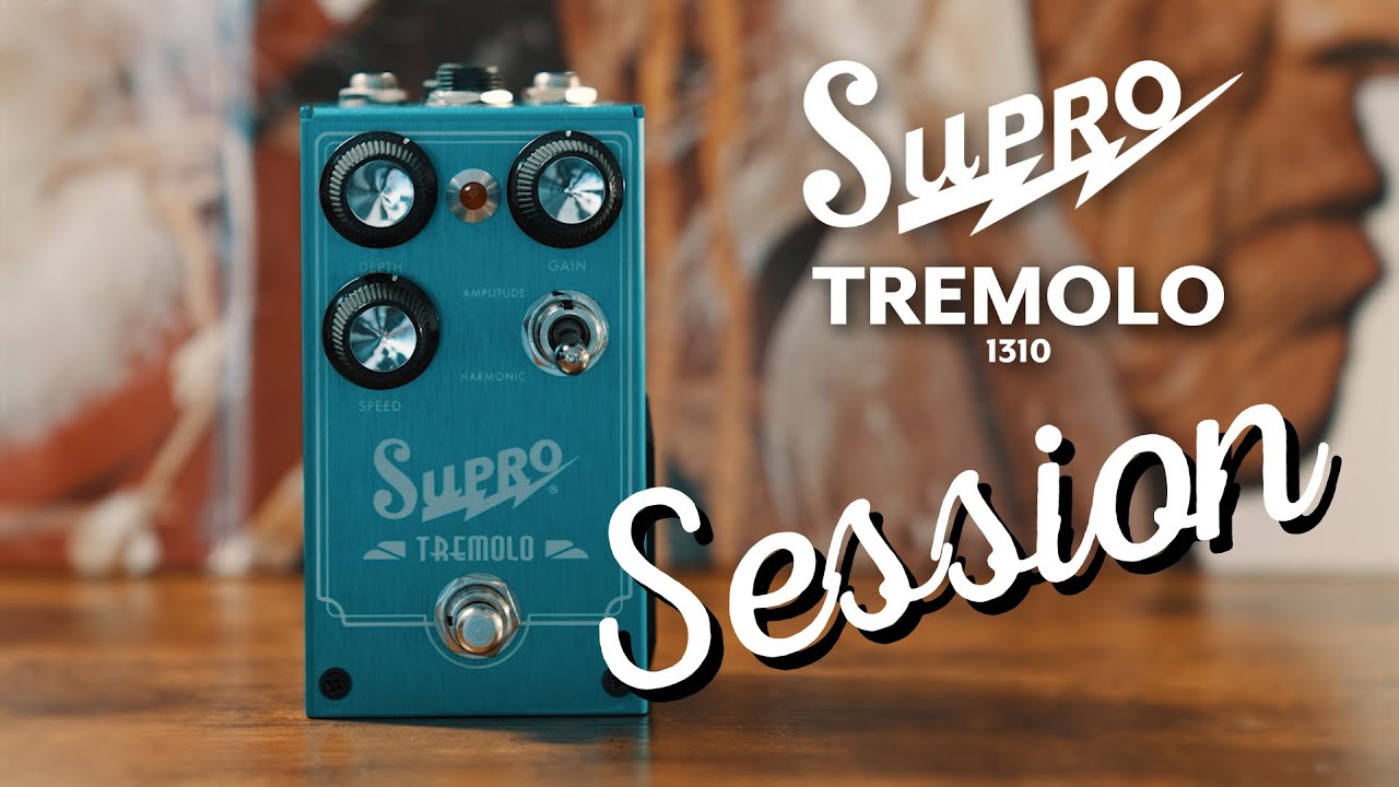 SUPRO Harmonic Tremolo // Unboxing and Demo