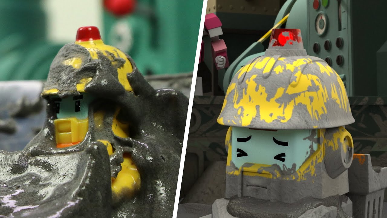 Aku Jatuh ke Semen!│POLI Dalam Kehidupan Nyata│Kartun Anak-Anak│Robocar POLI TV Bahasa Indonesia