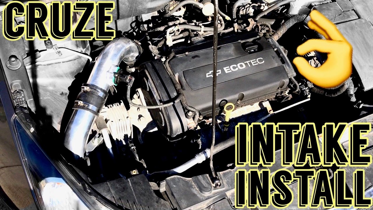 Установка холодного впуска воздуха на Chevy Cruze 1.8