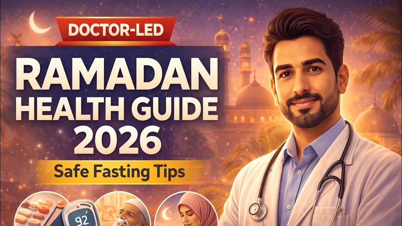 റമദാൻ ഹെൽത്ത് ഗൈഡ് 2026 | സുരക്ഷിത നോമ്പിനുള്ള സമ്പൂർണ്ണ മെഡിക്കൽ കോഴ്‌സ്