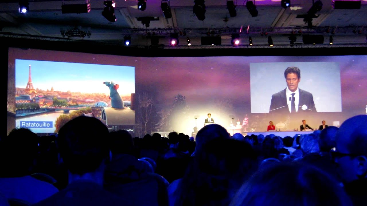 Officialisation de Ratatouille par Philippe Gas &agrave; Disneyland Paris