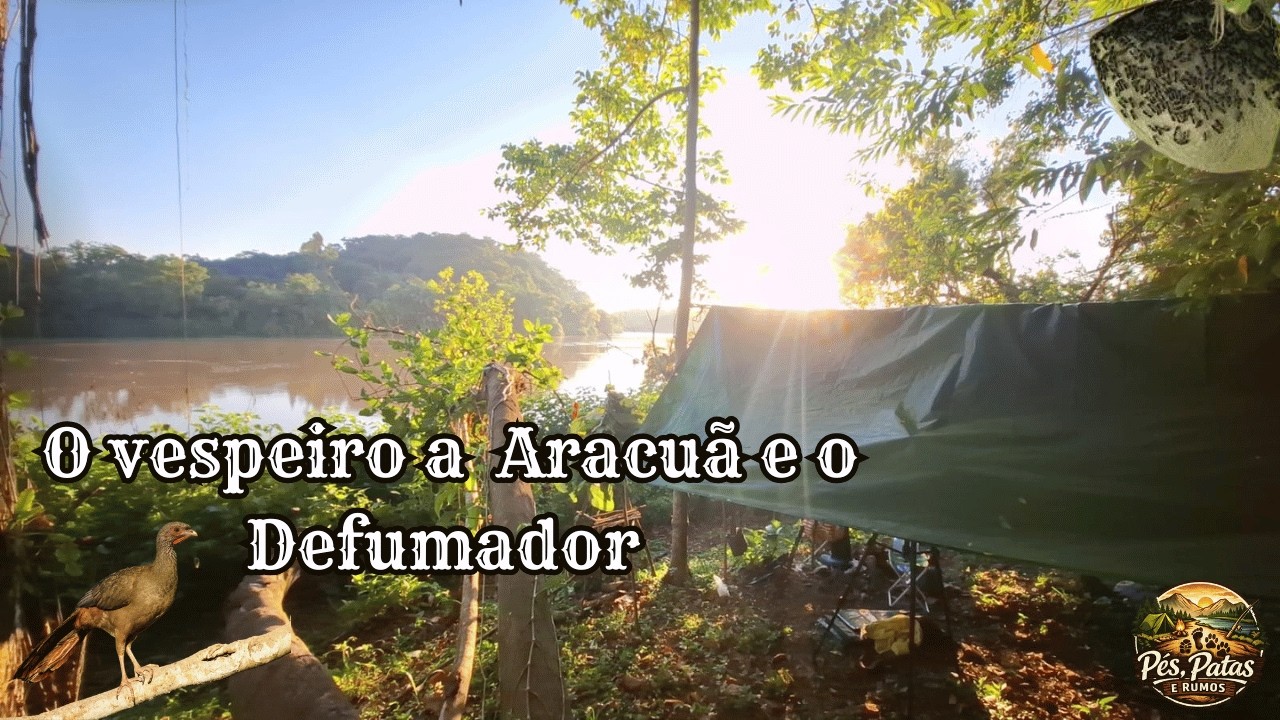 ACAMPEI SOZINHO COM O RIO MUITO CHEIO - PERIGO