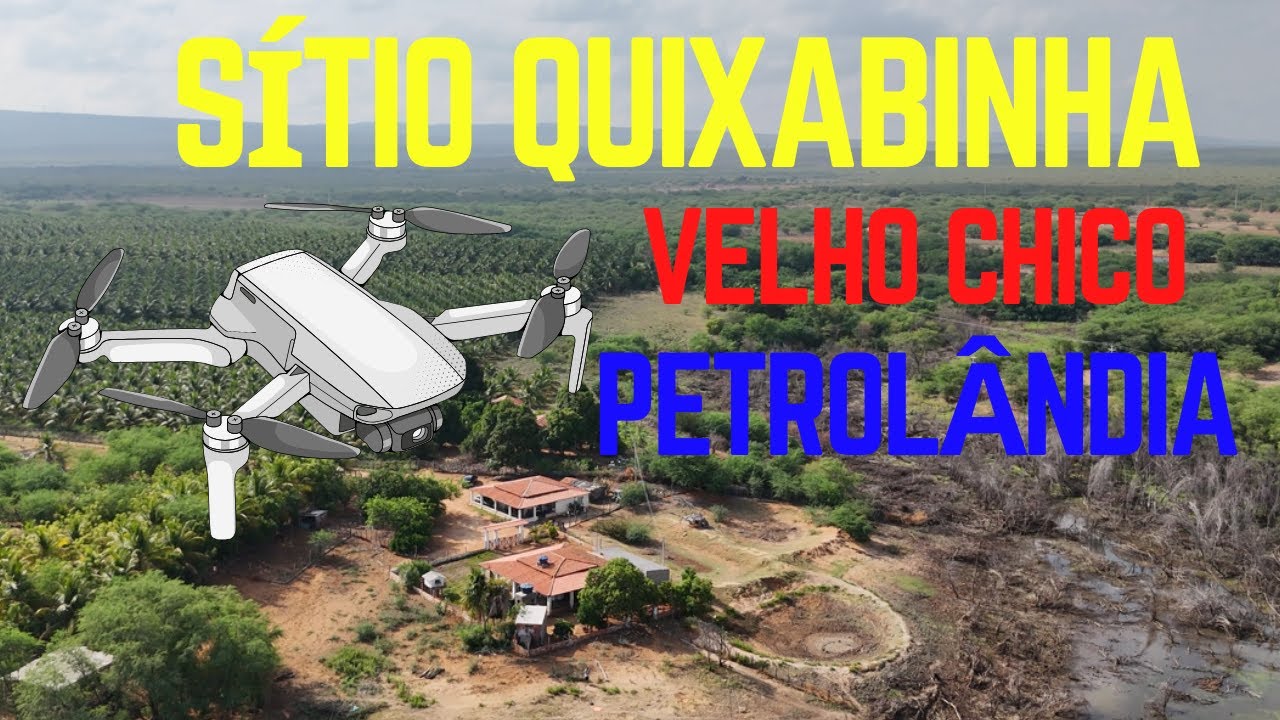 Drone releva ao mundo o Sítio Quixabinha às Margens do Rio São Francisco em Petrolândia Pernambuco.