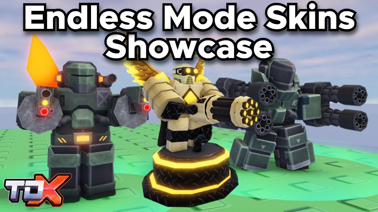 TDX Endless Mode Skins Showcase (Eradicator Juggernaut, Eradicator John, TB Golden Commando)
