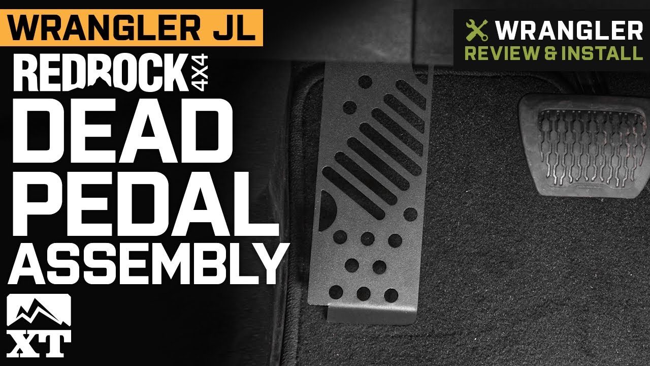 Jeep Wrangler JL RedRock 4x4 Dead Pedal Assembly Review & Install