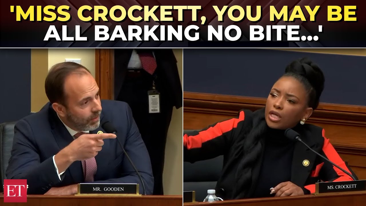 'Trump campaigned on Epstein files, not Biden': Crockett hits back at GOP in fiery exchange