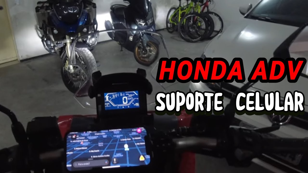 HONDA ADV: SUPORTE DE CELULAR E CONSIDERAÇÕES DIVERSAS!