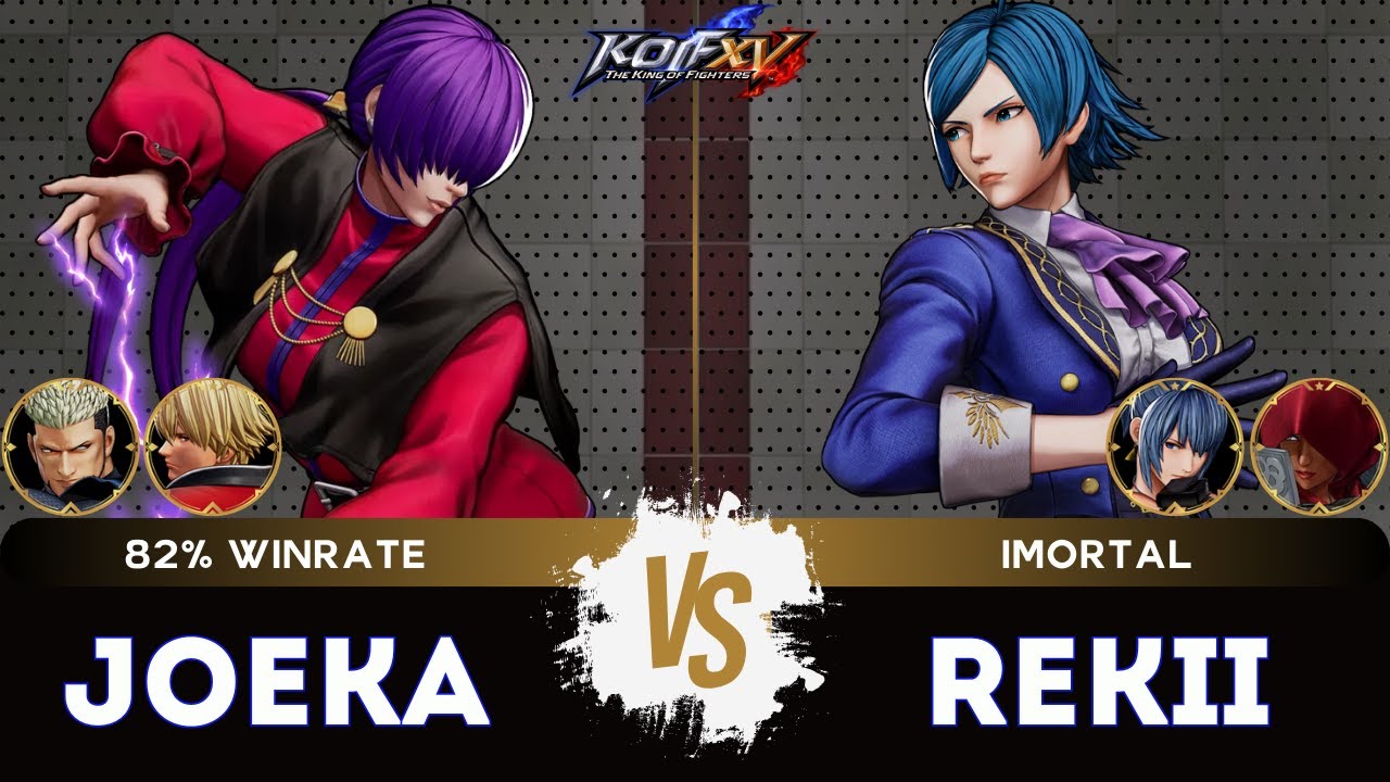 KOF XV🎞️JOEKA (O.Shermie/Rock/Goenitz) vs REKII (Leona/Najd/Elisabeth) 🎞️Replay Match - 08/25