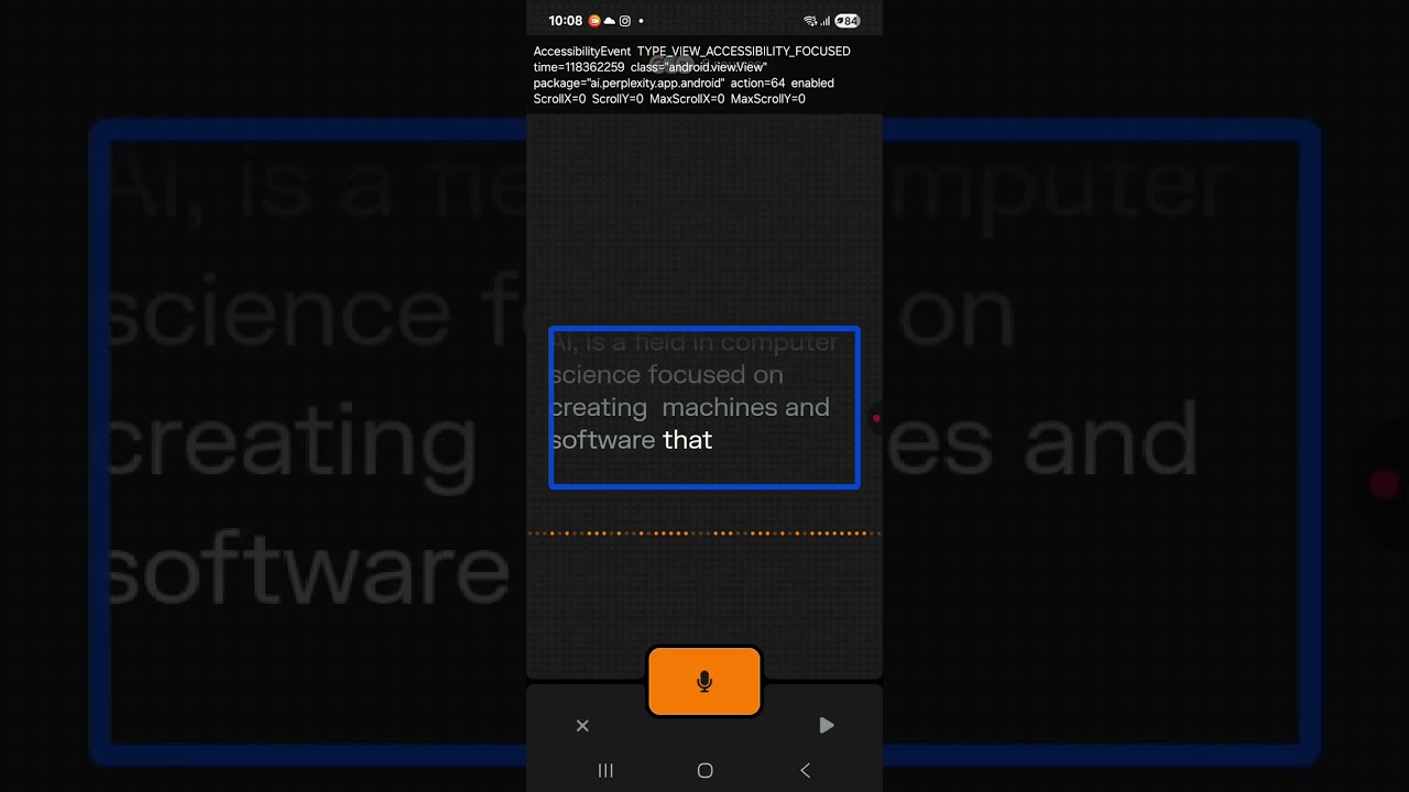 TalkBack & Perplexity AI: Accessing Information for the Visually Impaired