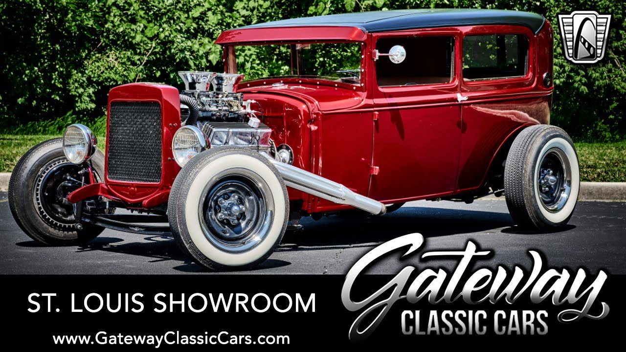 1930 Ford Model A Tudor Sedan Gateway Classic Cars St. Louis  #8853