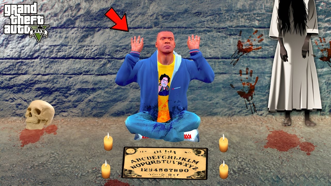 Franklin and Shinchan Playing Charlie Charlie At 12 Am In GTA 5 | Paradox FTW