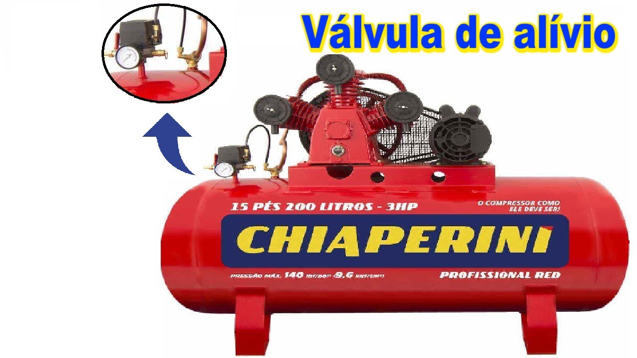 O que e válvula de alívio para compressor?
