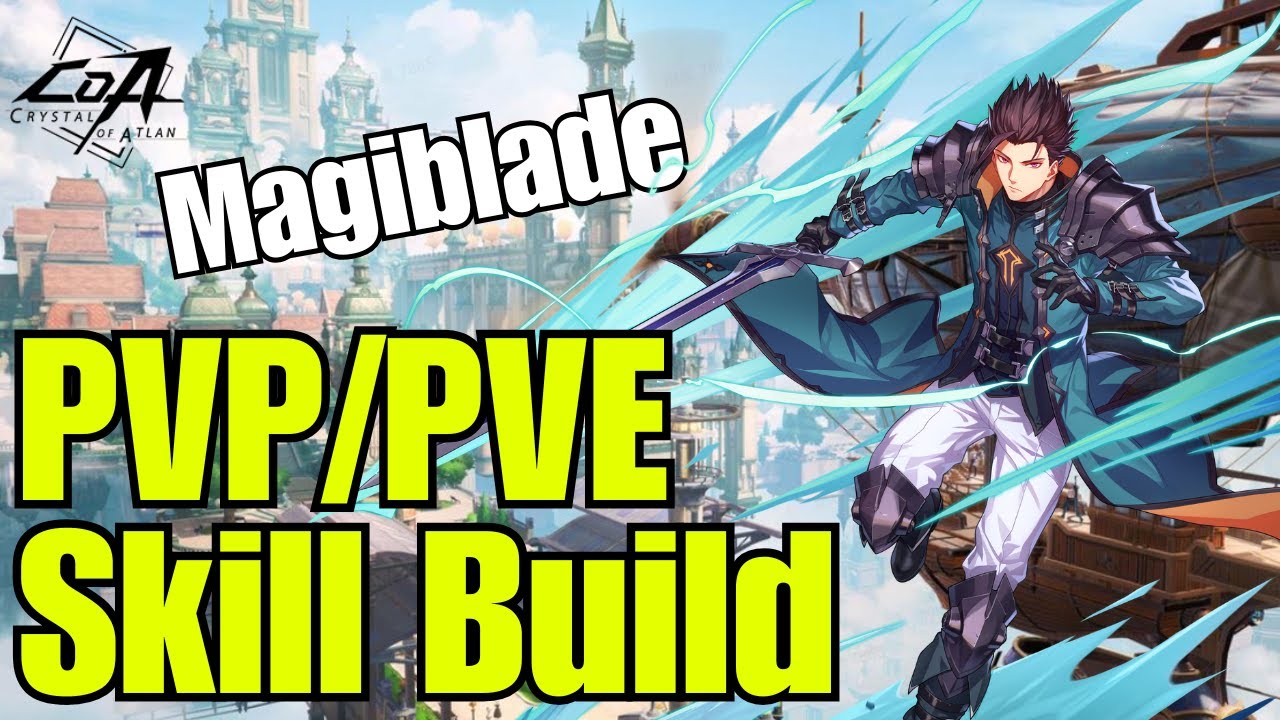 Magiblade PVP Showcase and Builds! Crystal of Atlan #CoA #LightOfAtlan
