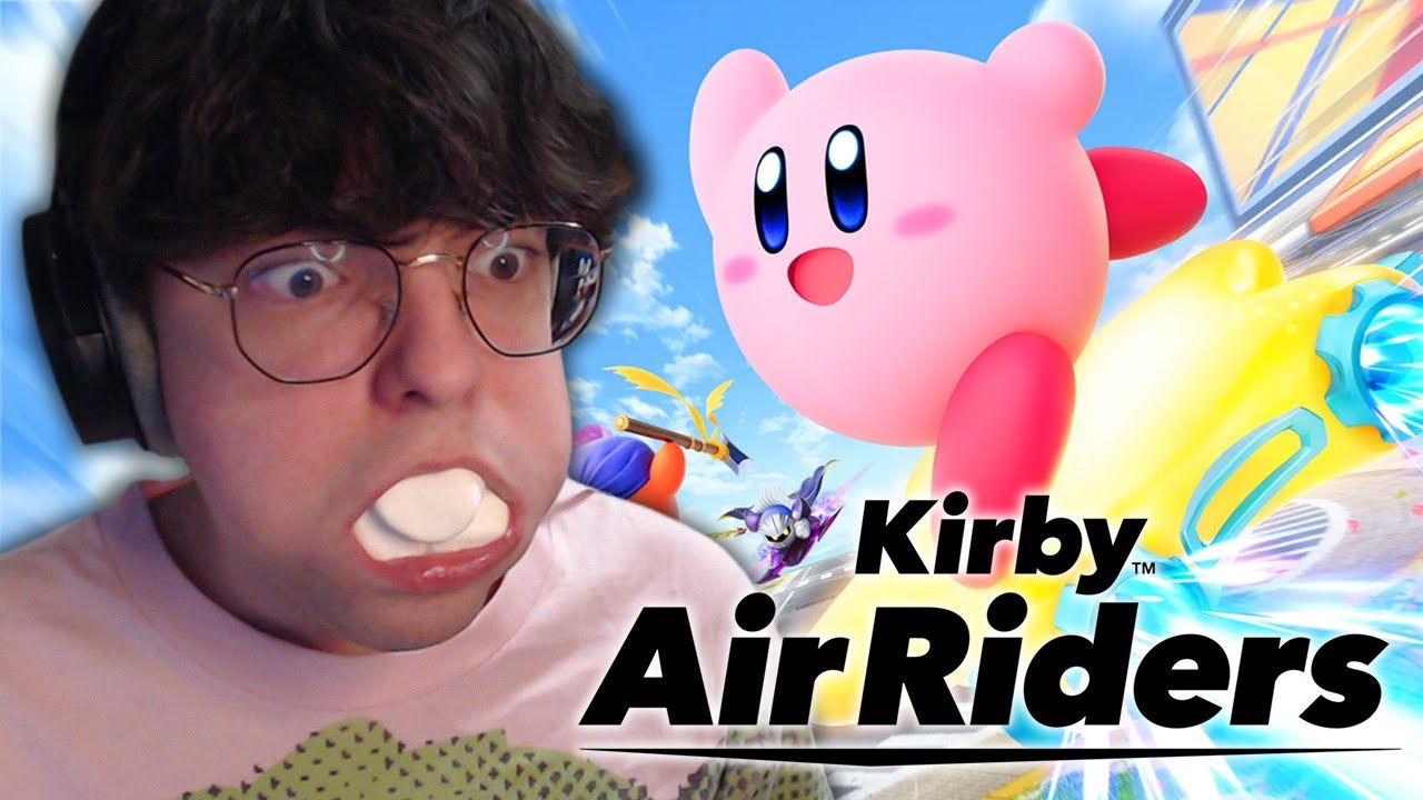 Kirby Air Riders Chubby Bunny Challenge