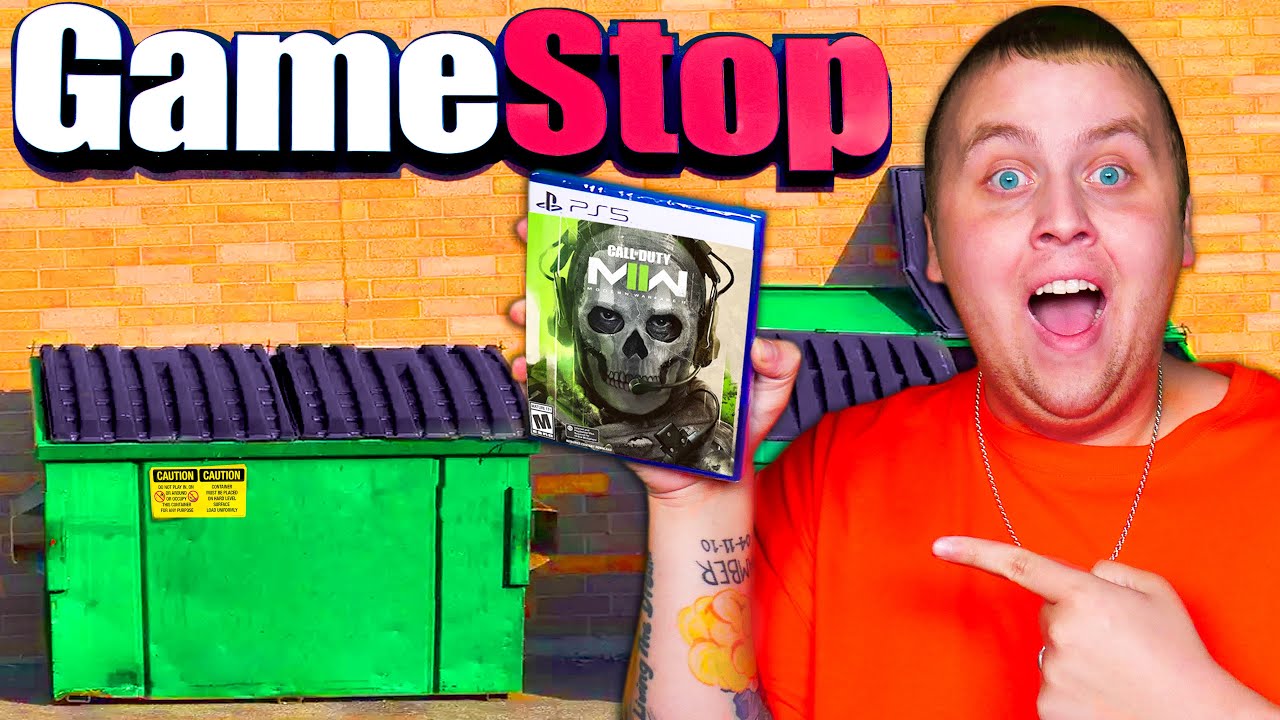 Ныряем в мусорку. НОВЫЕ игры для Playstation 5 в Gamestop Dumpster!