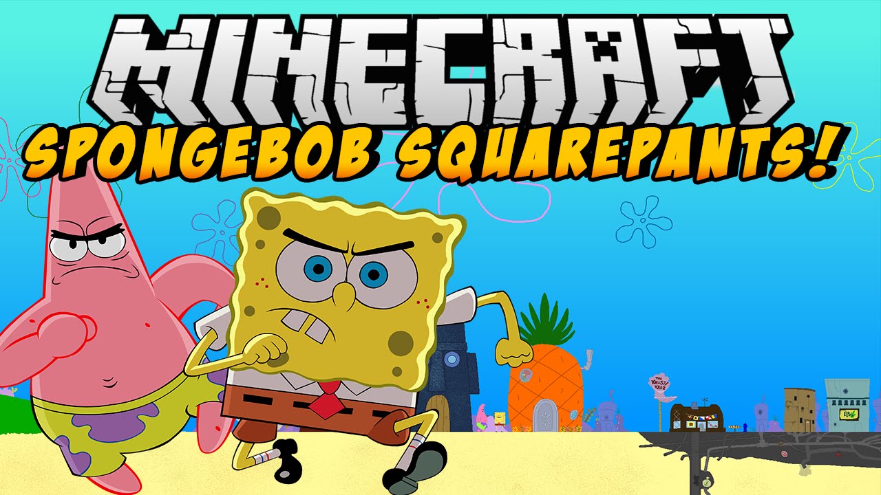 Minecraft Mods - Spongebob Squarepants Mod! (Spongebob in Minecraft) - Minecraft Mod Showcase