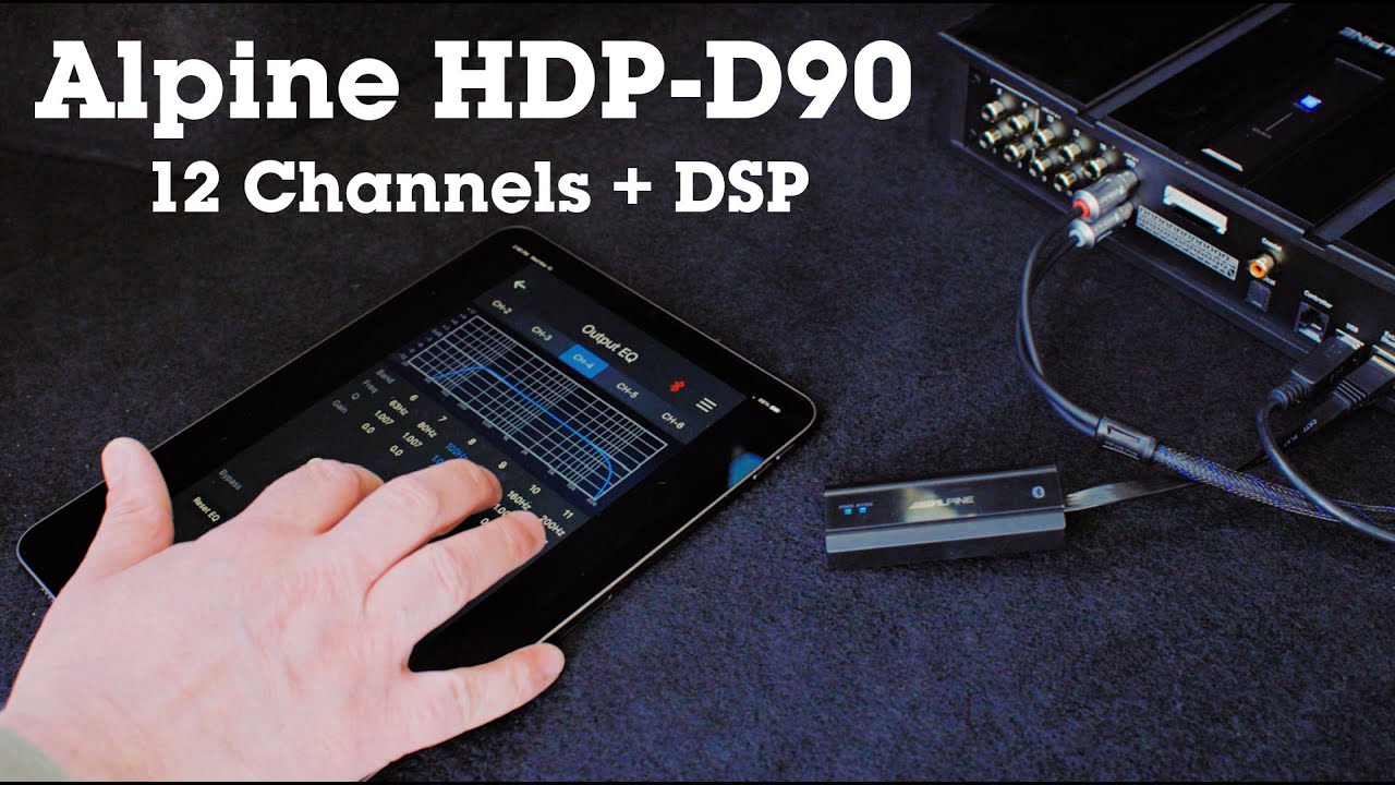 Alpine HDP-D90 12-channel amp with DSP | Crutchfield